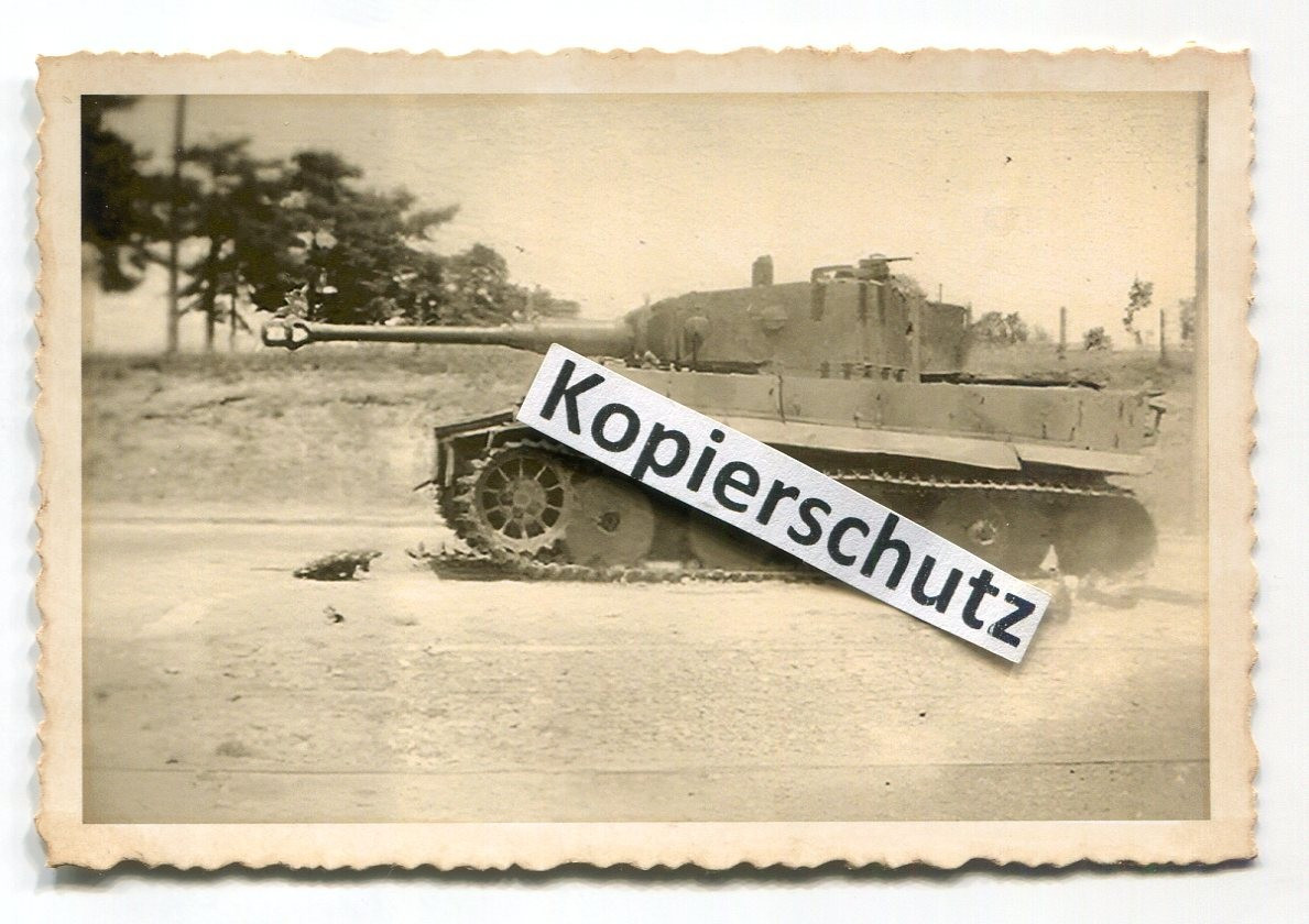 Panzer Tiger Tank auf Strasse