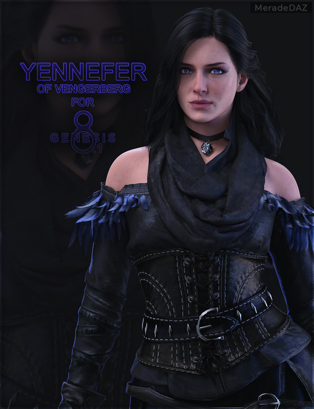 Yennefer of Vengerberg for Genesis 8 and 8.1 Female