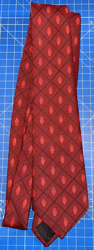 Red Hand tie IMG_5755