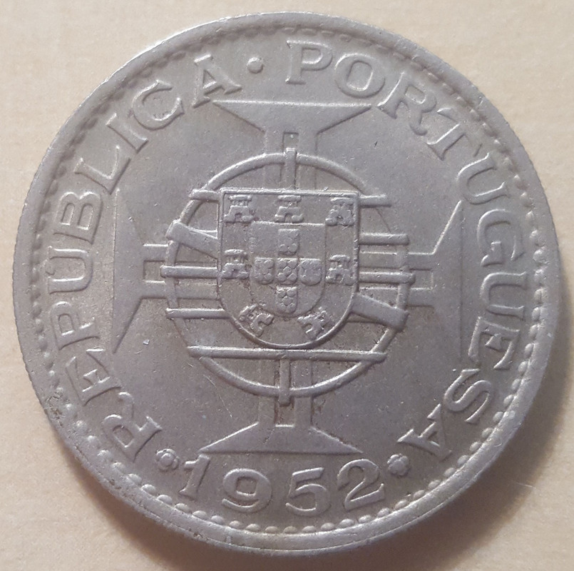 1 rupia 1952. India portuguesa 20201211-135320