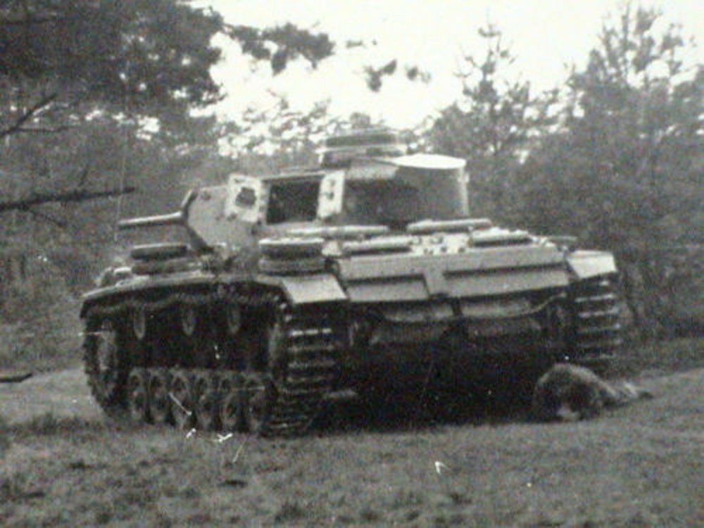 Org.Groß-Foto Panzer