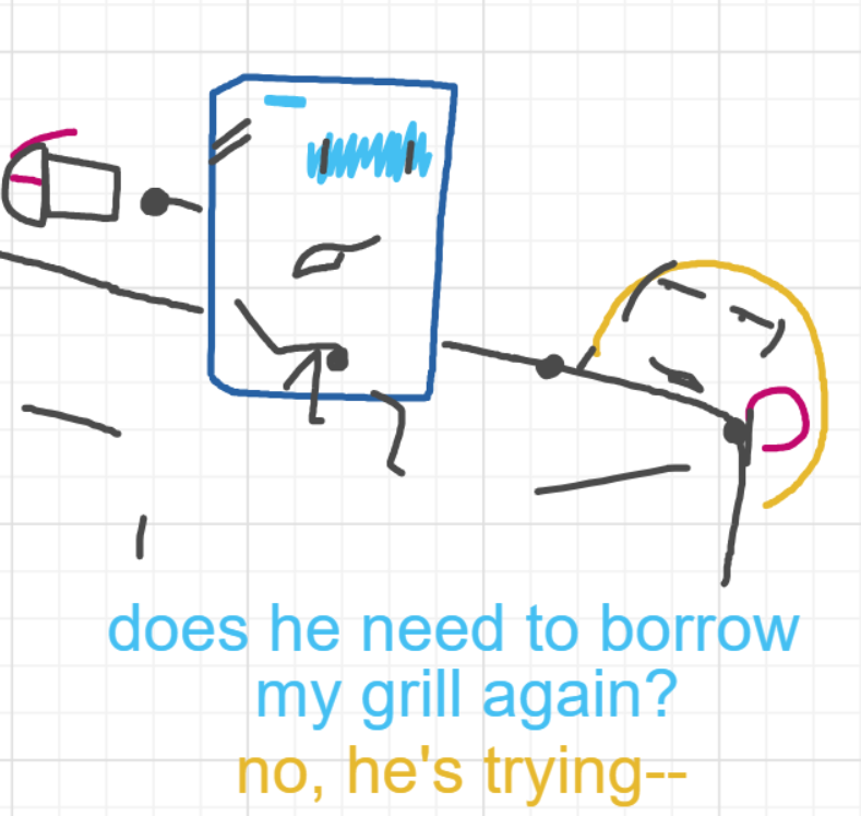 A panel from The Prime Number Few, episode eight of the Board Boards object show by Furretwalk/WalkingFurret.
