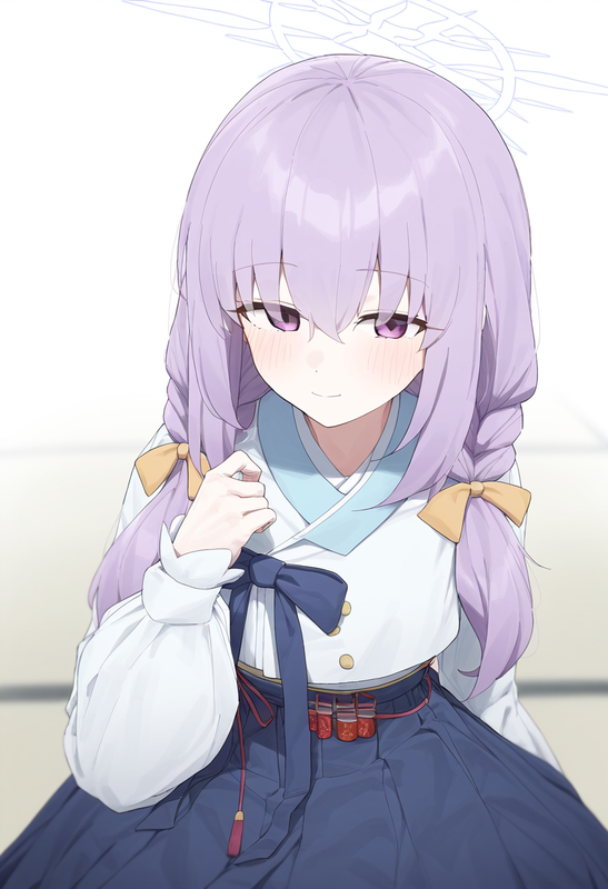 depth of field, 1girl, [[atsuko (blue archive)]], healthyman, blush, smile, clos s-1375453472