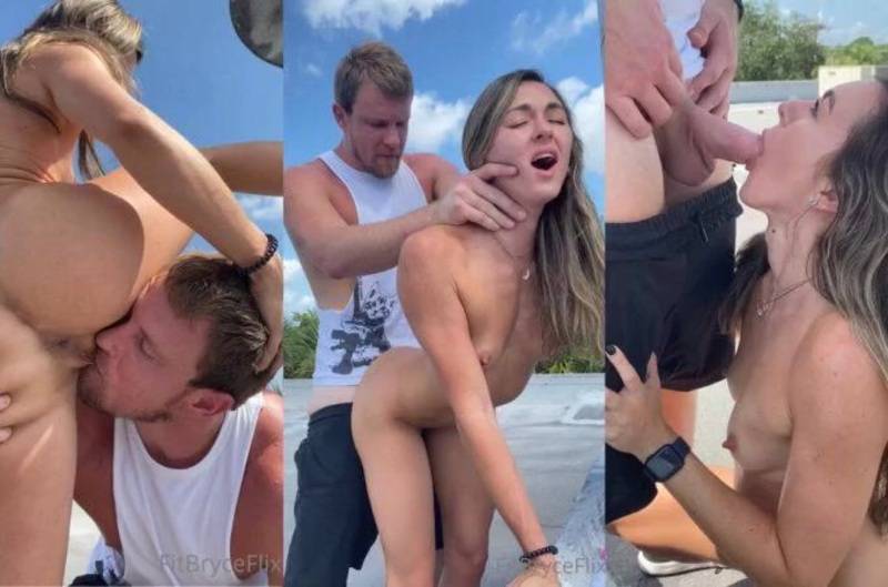 Bryce Adam   Public Rooftop Suck And Fuck