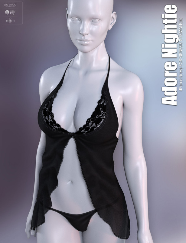 dForce Adore Nightie for Genesis 8 Females