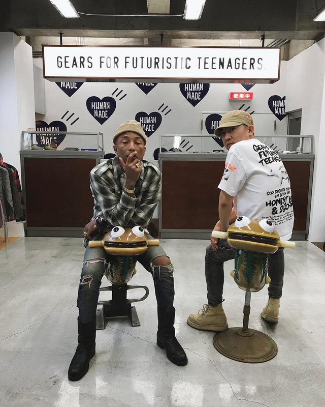 Pharrell With Nigo