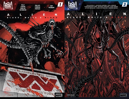 Alien - Black, White & Blood #1-4 (2024) Complete