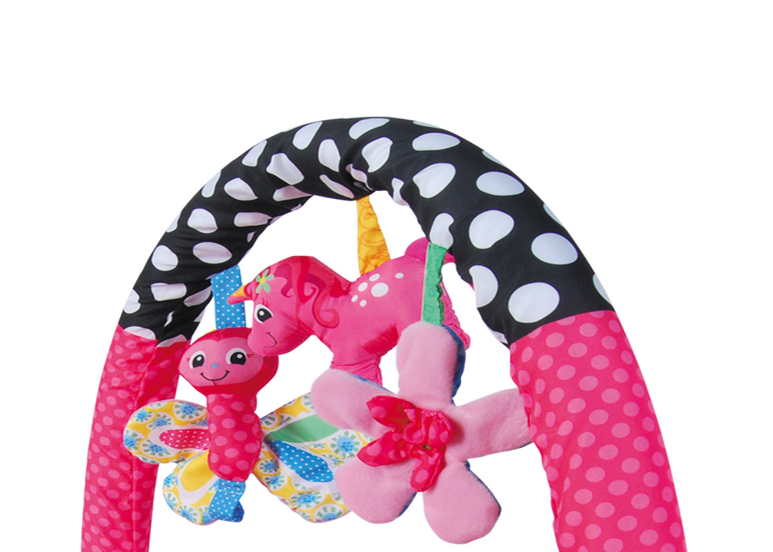 Baby Playmat Pink Unicorn Adventure Activity Floor Mat With Cute