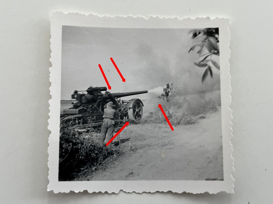 Foto Russland, 21cm Mörser 18 der 78. ID, schweres Artillerie Geschütz Nr. 6