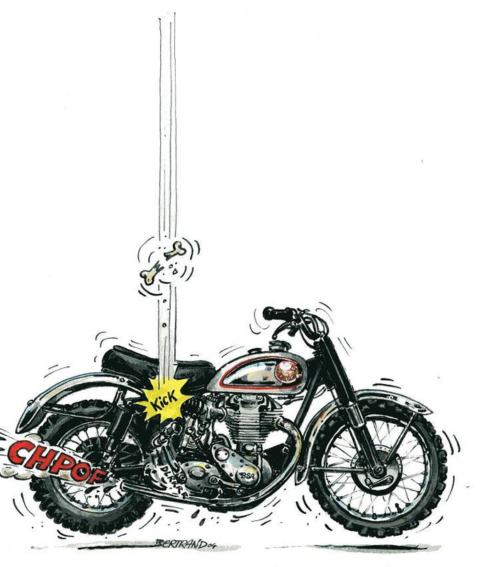 BSA kickée
