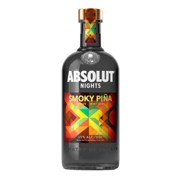 Amazon: Absolut Nights Smoky Piña Vodka Suecia 700ml Marca: Absolut | envío gratis con Prime 
