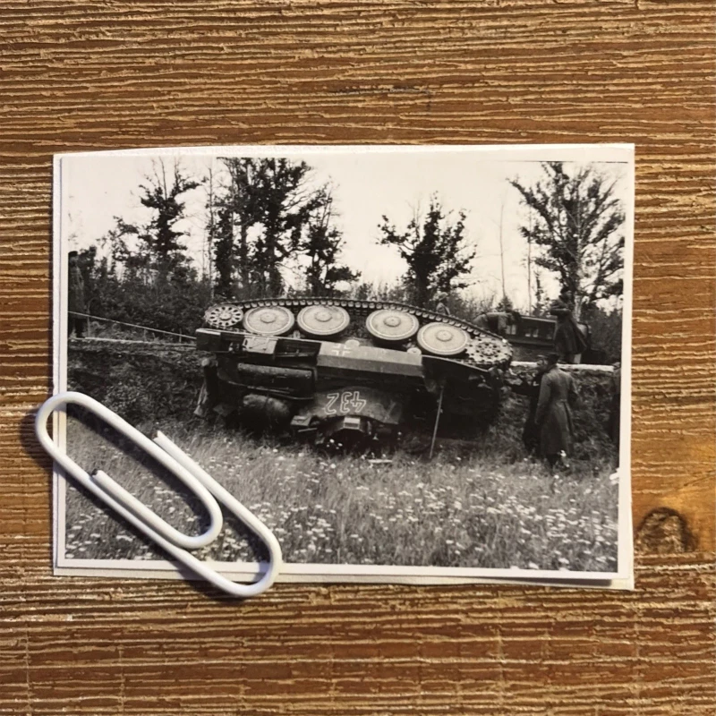 Panzer Tank Fahrzeug Technik Division Panzermann 6x4 Original Foto 2 WK