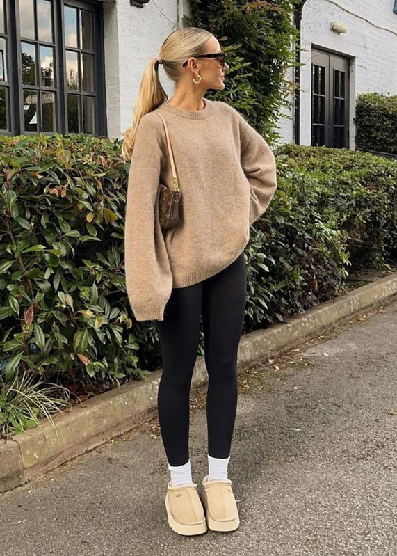 Шерстяные легинсы в зимнем гардеробе