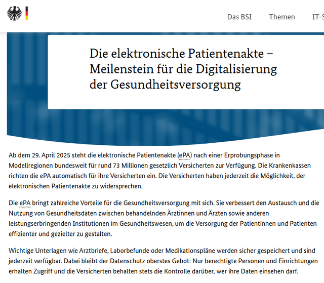 Geschlossene ePA 3.0-Sicherheitslücke: Das BSI hatte wohl gewarnt