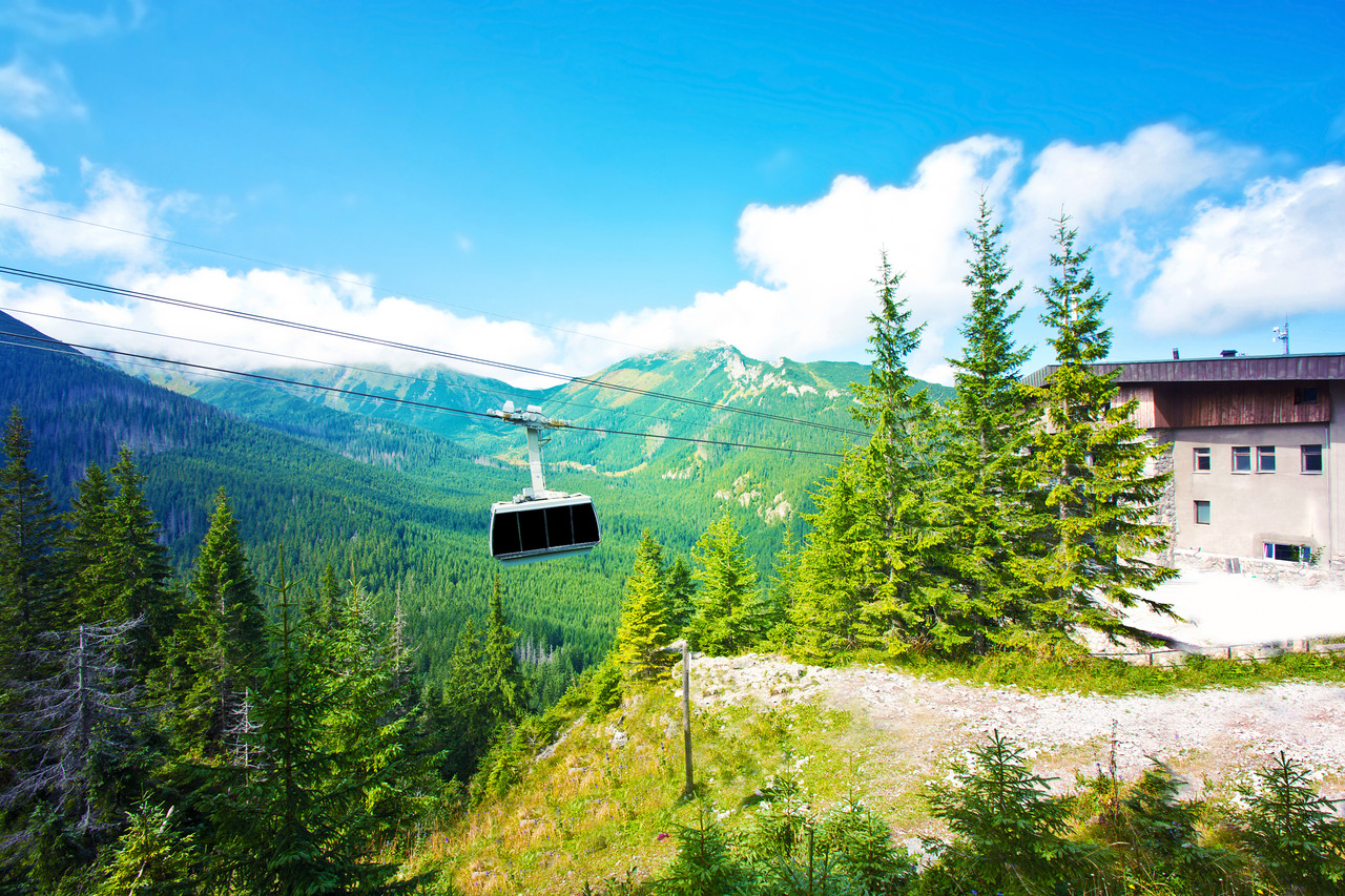 gondola cable car mountains