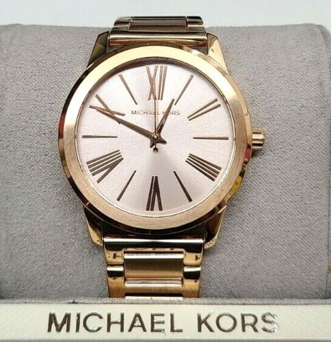 Michael Kors MK3491 Hartman Rose Gold Dial Rose Gold  display picture 3