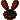 A pixel art gif of a bunny blinking