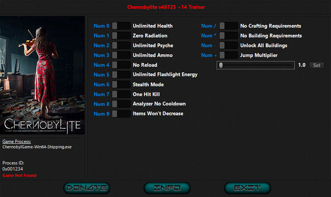 Trainer Chernobylite