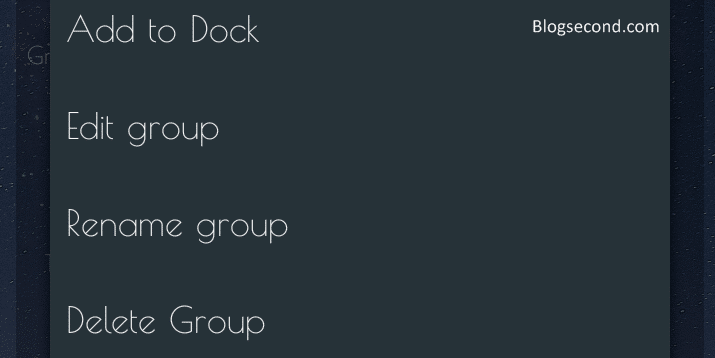 Fitur Grup di Mini Desktop