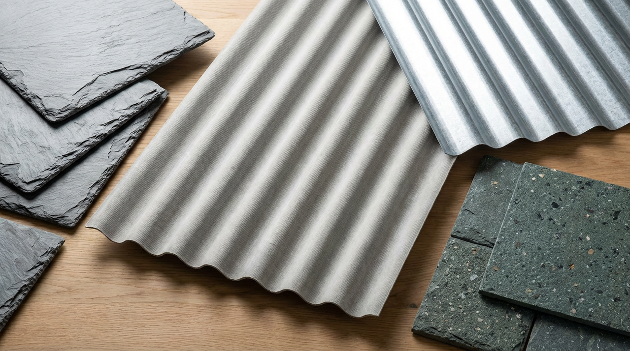 Различные виды шифера для крыши в строительстве