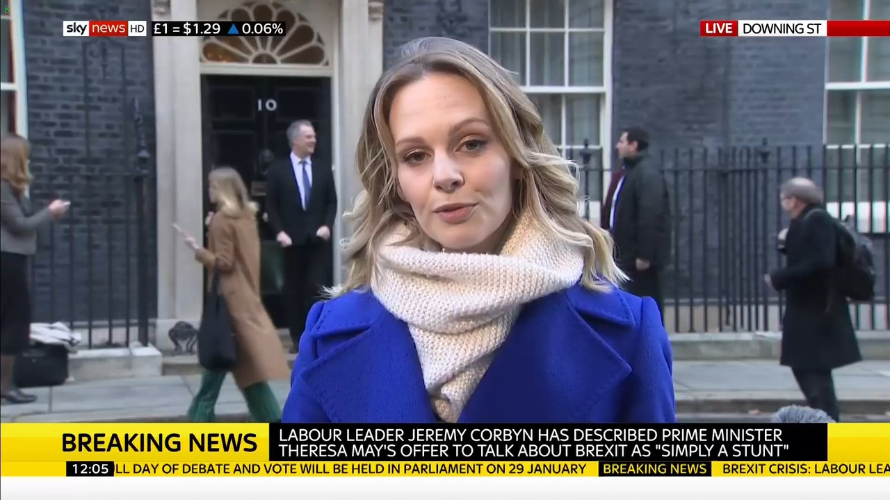 17 January - 12.00.00 - Sky News. Colin Brazier and Jayne Secker