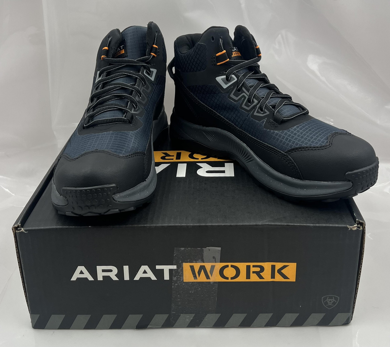 ARIAT MENS OUTPACE SHIFT MID COMP ROUND TOE WORK SHOE 10050844 DARK SHADOW 8.5 W