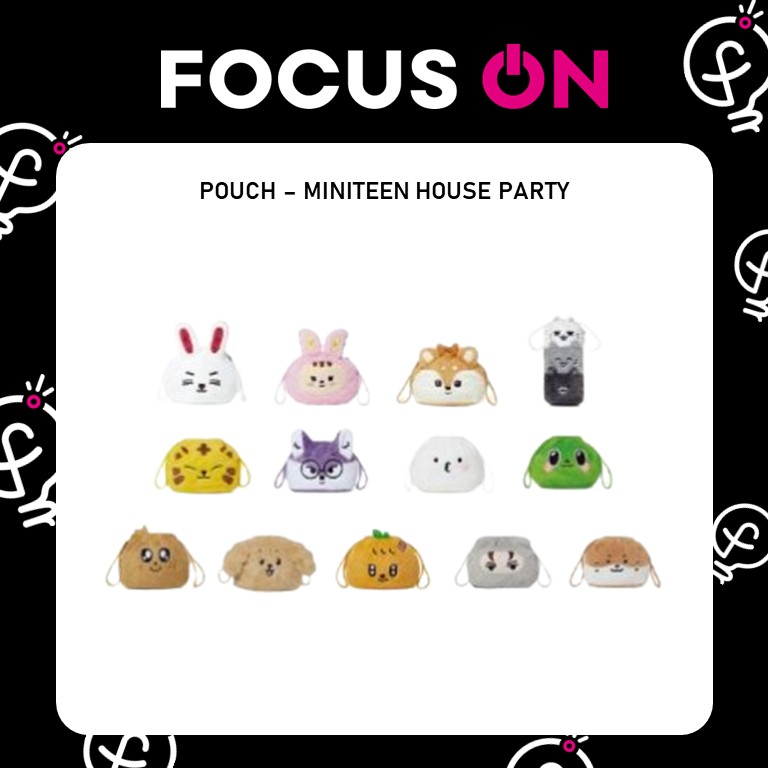IN STOCK] SEVENTEEN Pouch MINITEEN HOUSE PARTY POP-UP OFFICIAL MD