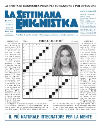 La Settimana Enigmistica N.4825 - 12 Settembre 2024