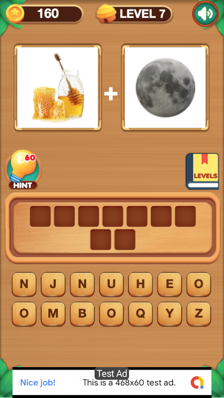Word Pair - 2 Pics 1 Word Puzzle Game Android Studio Project with AdMob Ads + Ready to Publish