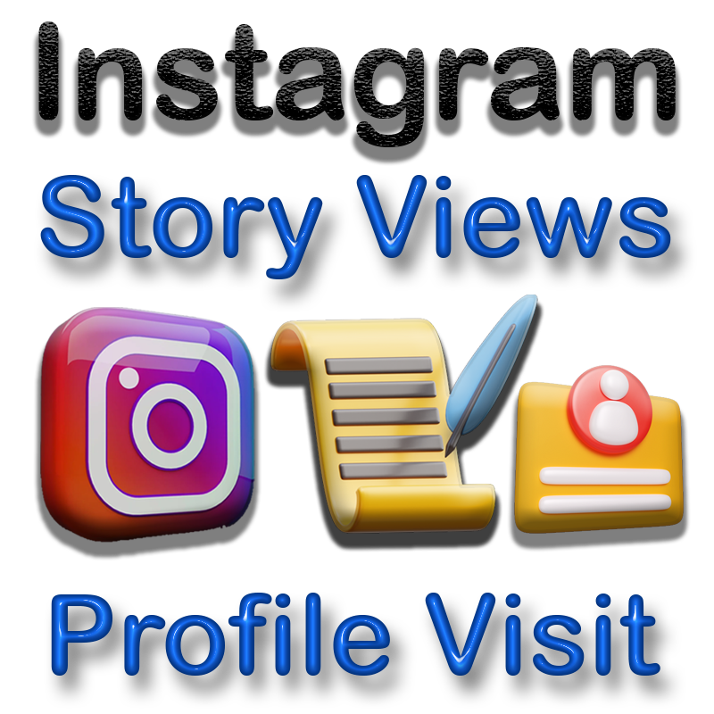 Instagram Story Views + Profile Visits Okk Service
