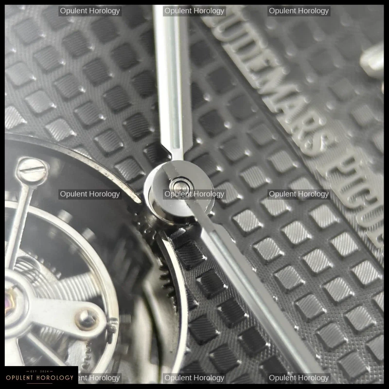 Audemars Piguet Royal Oak Flying Tourbillon 26730BC Baguette Diamond Gray Dial 41mm