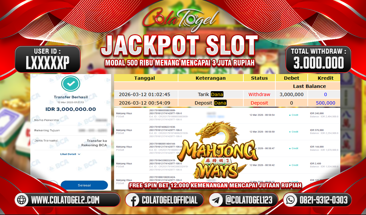 JACKPOT SLOT GACORR!!