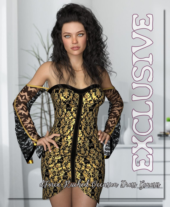 Exclusive – RuchedOccasion-Dress G8