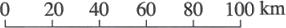 Graphical map scale