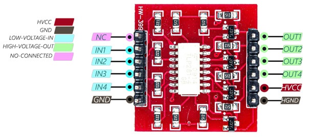 TLP281 Pinout