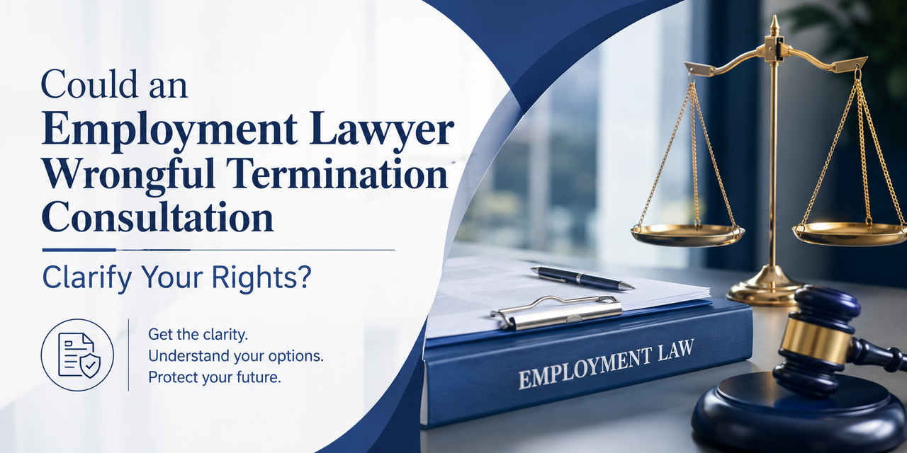 Could an Employment Lawyer Wrongful Termination Consultation Clarify Your Rights