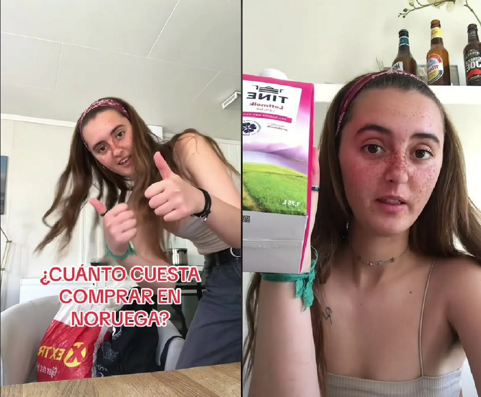 ¿Cuánto cuesta hacer el súper en noruega? Esto reveló una Tiktoker: video