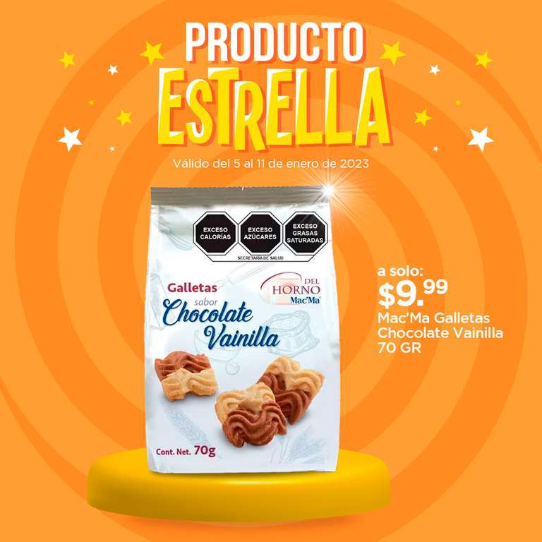 Producto Estrella Waldo’s: Galletas Mac’Ma a sólo $9.99 
