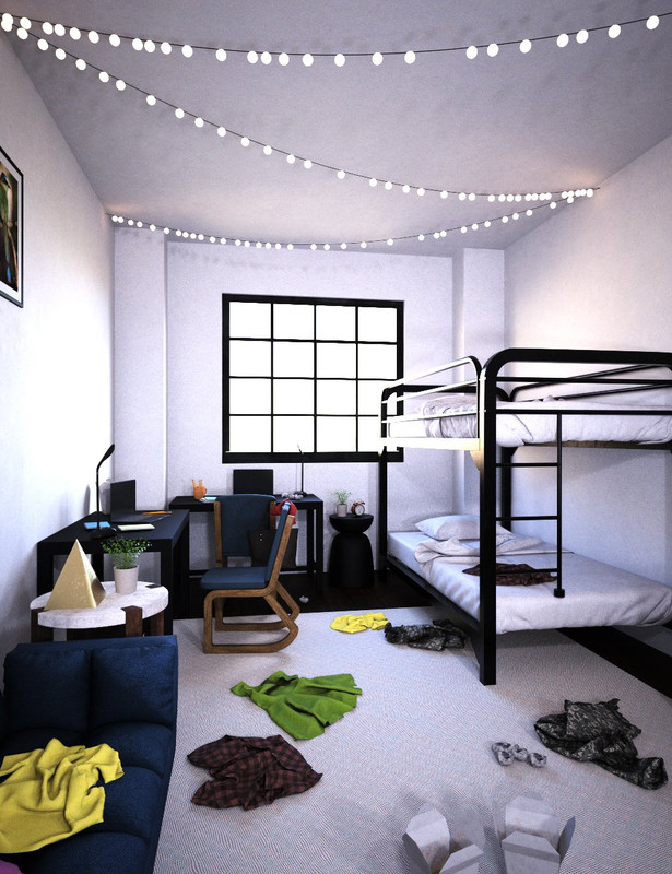 Messy Dorm (Links fixed)