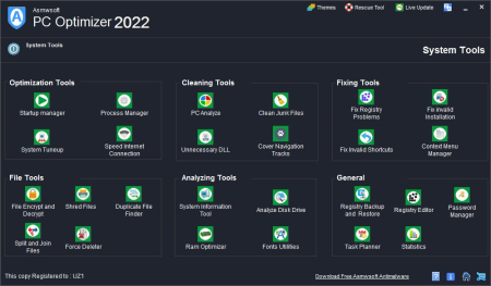 Asmwsoft PC Optimizer 2022 v13.0.3257