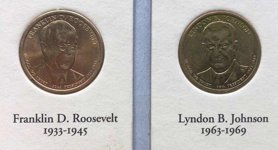 US-Small-Dollar-$1-Coins-SBA-,-Sacagawea,-Presidents-&-American-Innovation