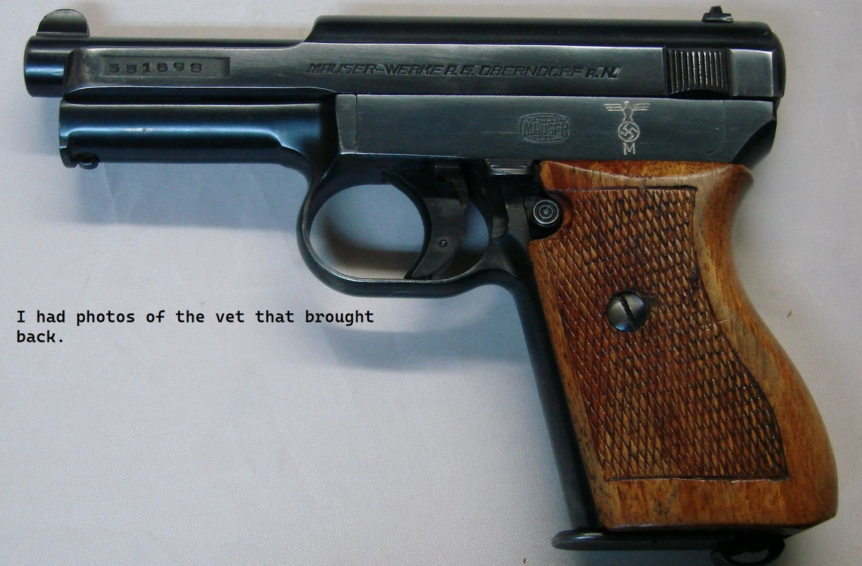 Variation 1 Mauser Model 1934 showing KM markings