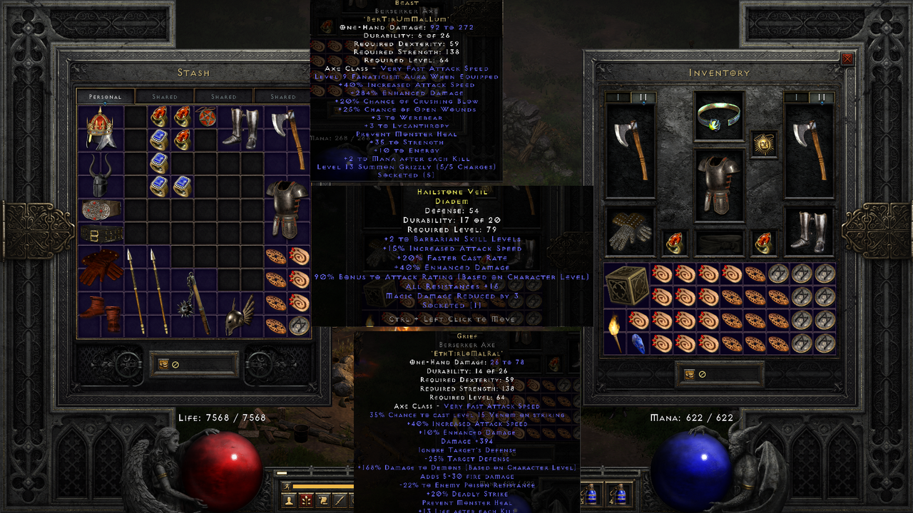 Selling Bvc Gear Or Swaping For Some Nice Pvp Char Topic d2jsp