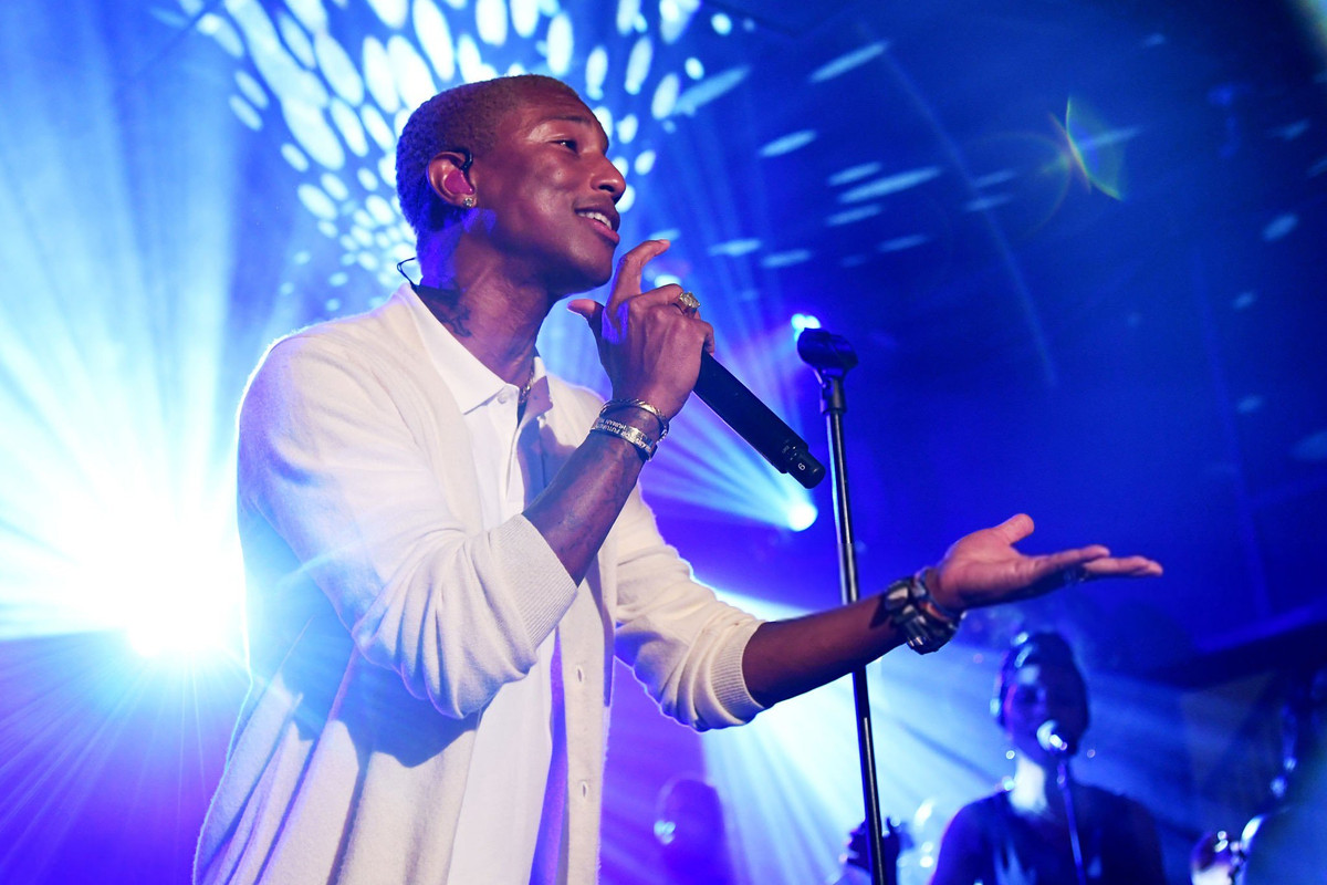 Pharrell & Helen At The 2019 Apollo In The Hamptons (August 3, 2019)