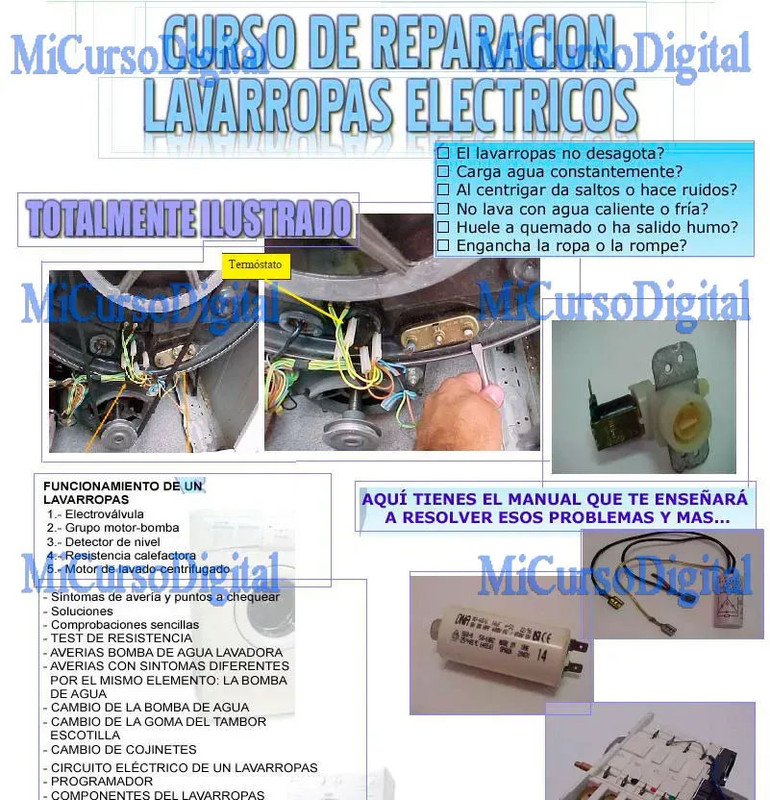 reparacion de lavadoras pdf reparacion lavarropas electricos pdf manual lavadoras online