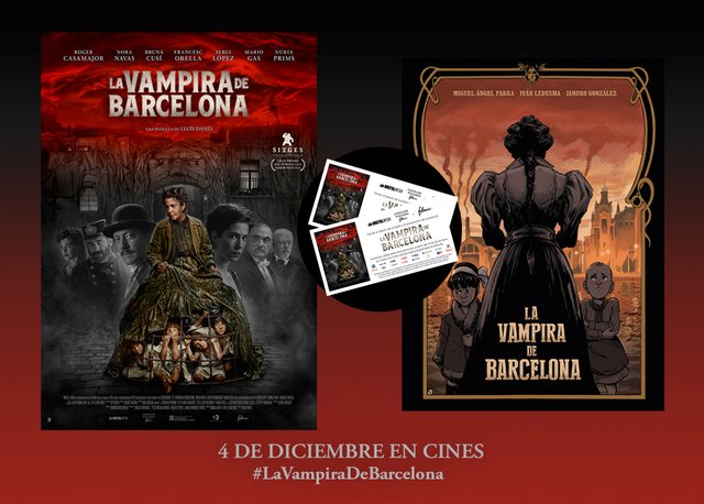 GANADORES DEL CONCURSO DE LA PELÍCULA “LA VAMPIRA DE BARCELONA”