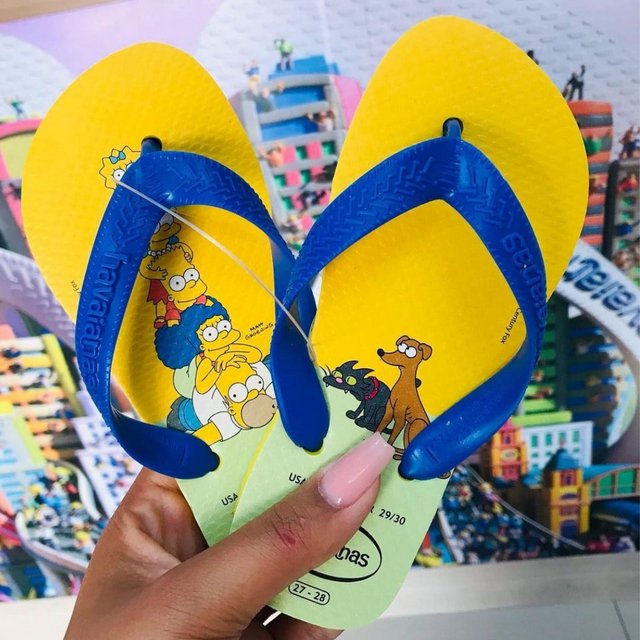 Chinelo Simpsons Havaianas, Criança Unissex