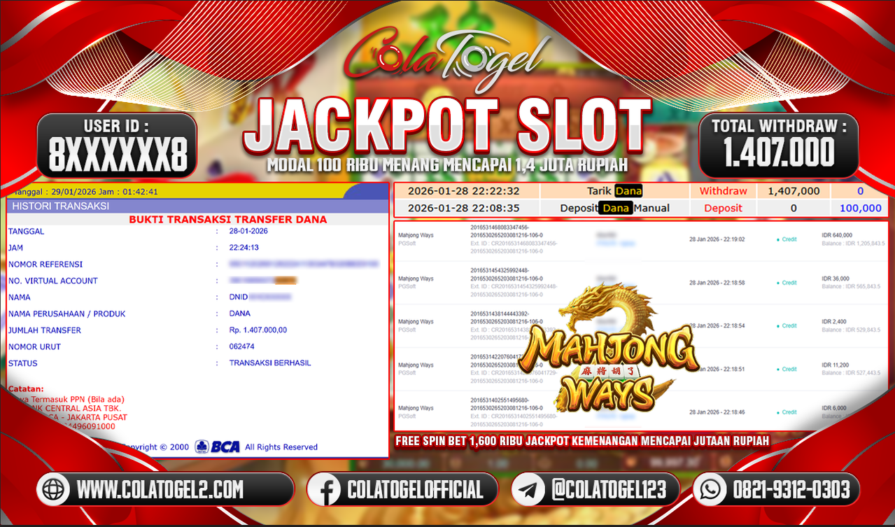 JACKPOT SLOT GACOR!!