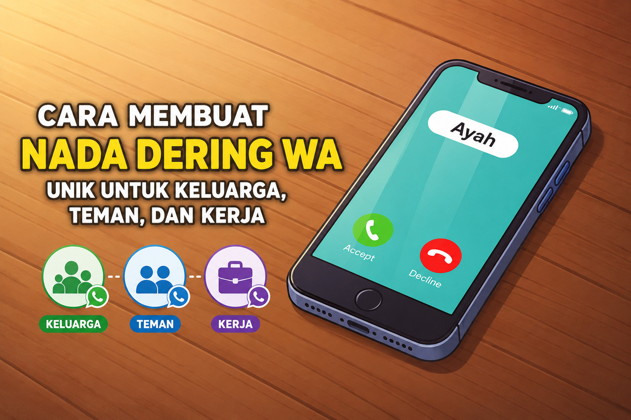 www.nadaderingkeren.com - Cara Membuat Nada Dering WA Unik untuk Keluarga, Teman, dan Kerja