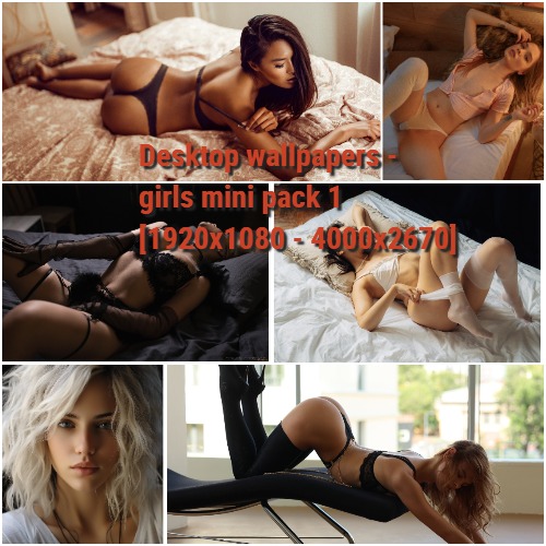 Desktop wallpapers - girls mini pack 1